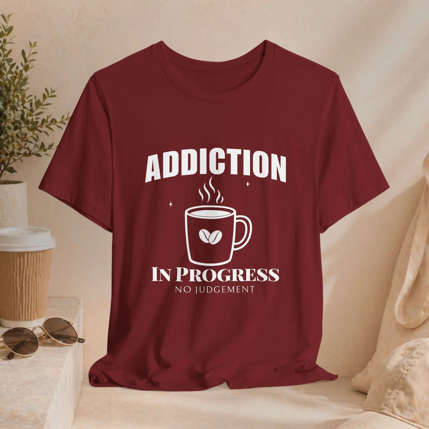 Coffee Addiction T‑Shirt - Boldly Bitter Company