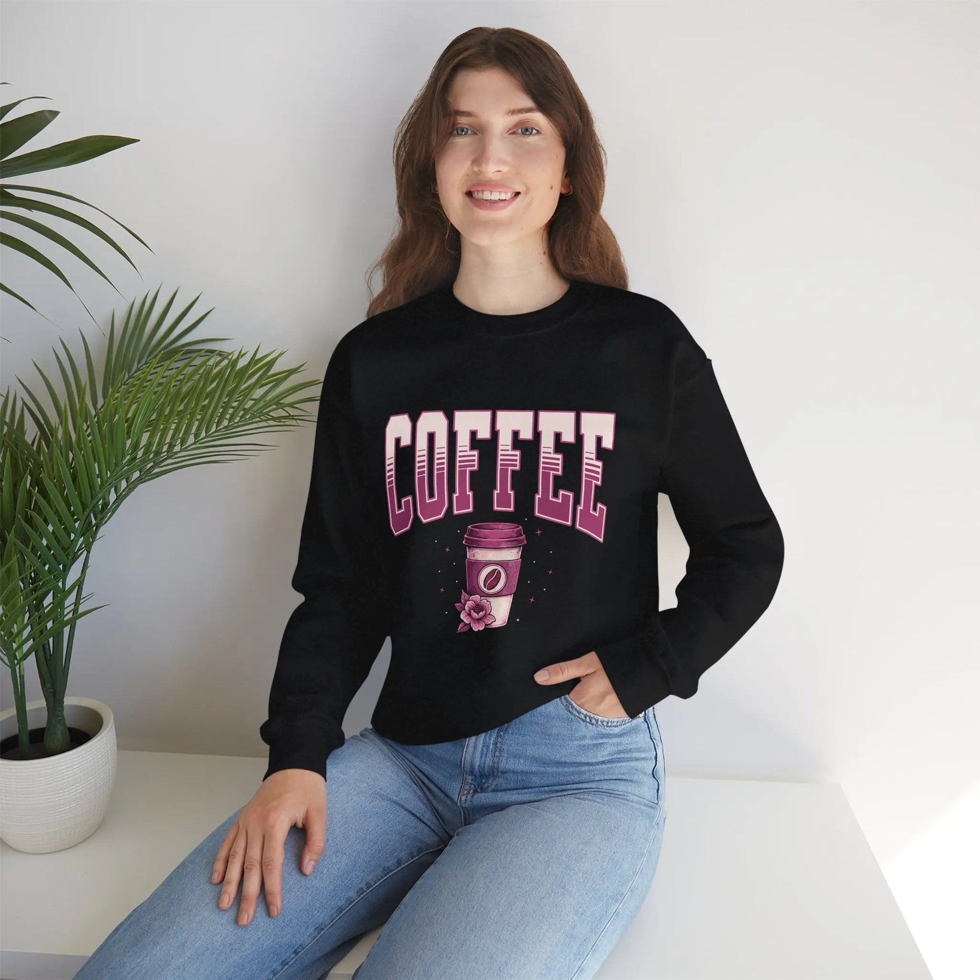 Coffee Graphic Sweatshirt Printify