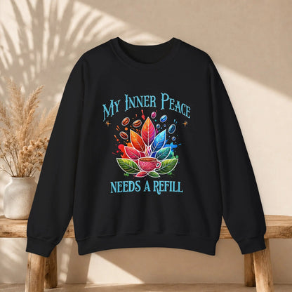 My Inner Peace Coffee Sweatshirt Printify