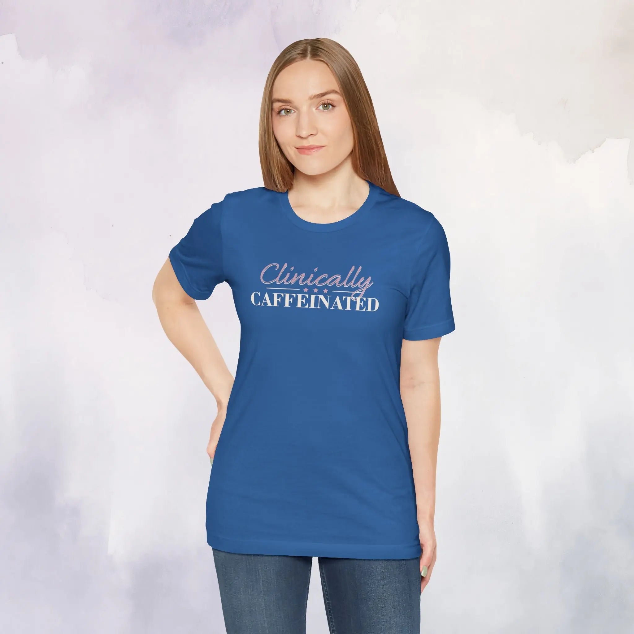 Clinically Caffeinated Tee Printify