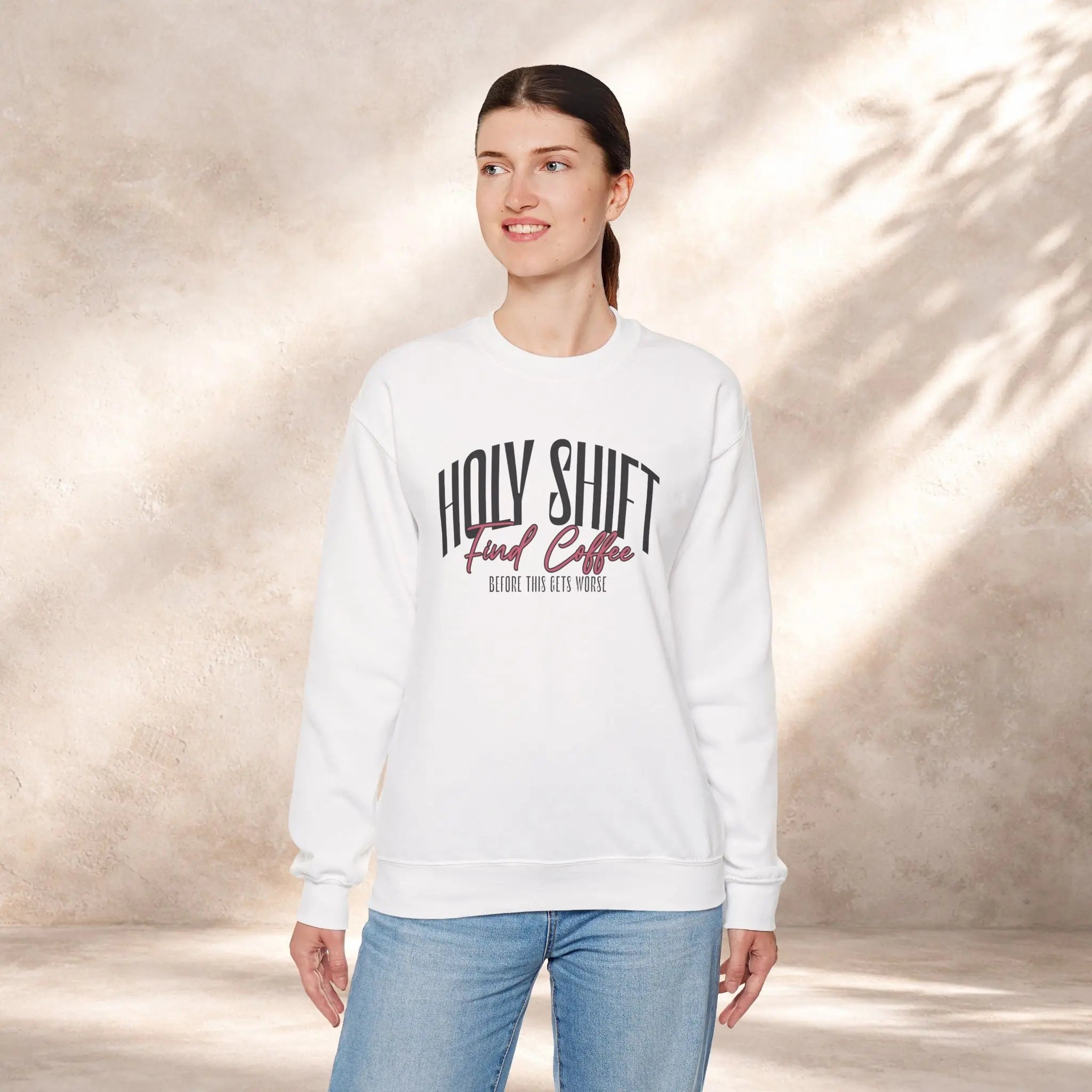 Holy Shift Sweatshirt Printify
