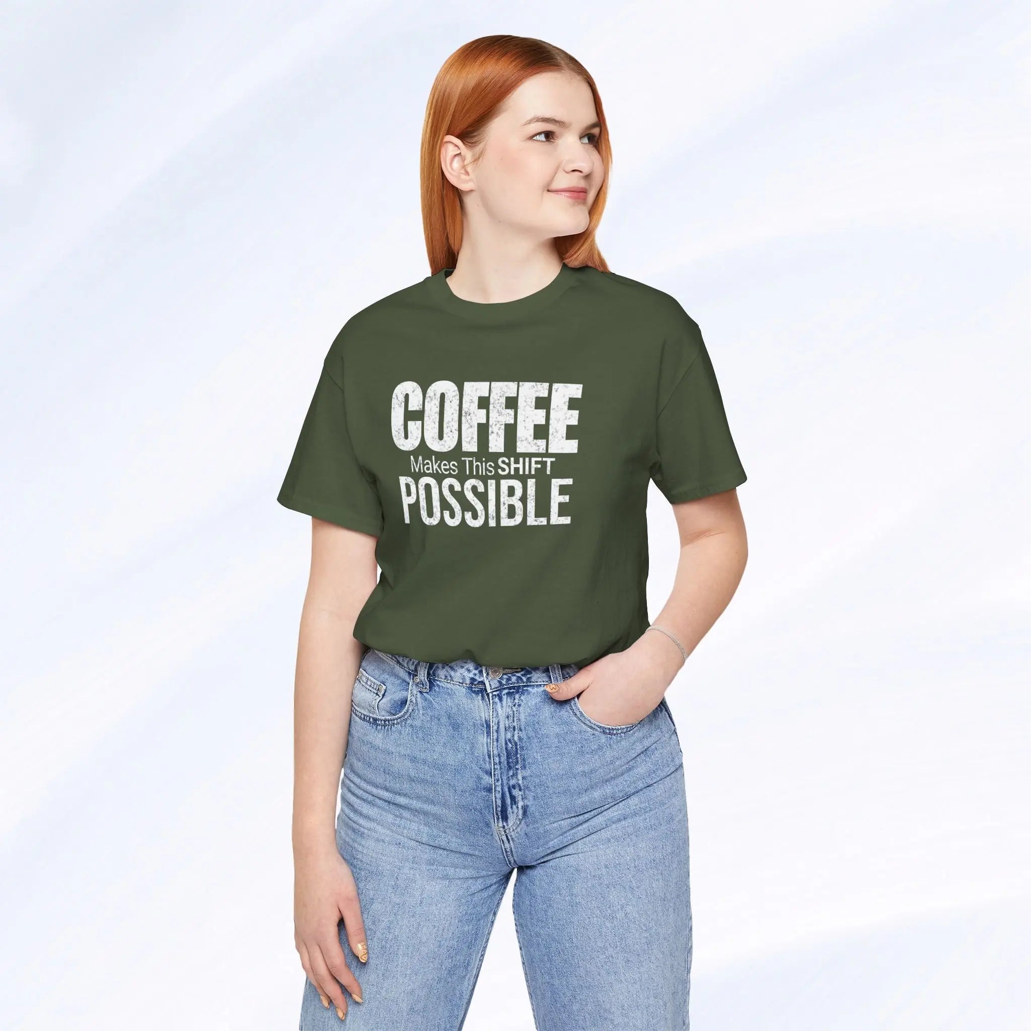Coffee Makes This Shift Possible T-Shirt Printify
