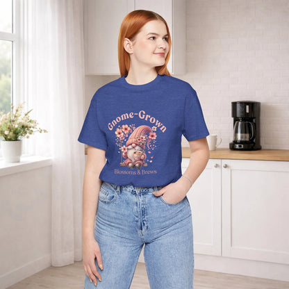 Gnome Grown Floral Tee — Blossoms & Brews - Boldly Bitter Company