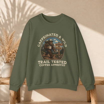 Caffeinated & Wild Sweatshirt Printify