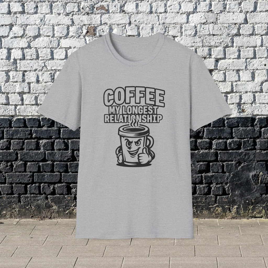 Coffee: My Longest Relationship T-Shirt Printify
