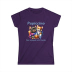 Pupiccino Tshirt - Pug Coffee Tee, Pup Tee, Coffee Friends Tee Printify