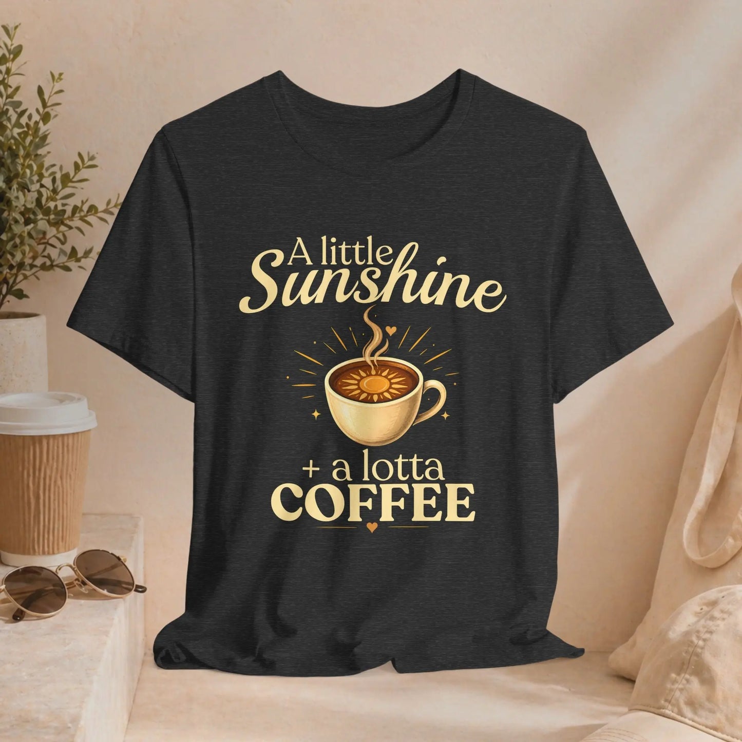 Little Sunshine & Coffee T-Shirt Printify
