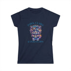 Fluffy Cat Coffee T-Shirt – Paws, Claws, and Zero Flaws Colorful Cat Tee Printify