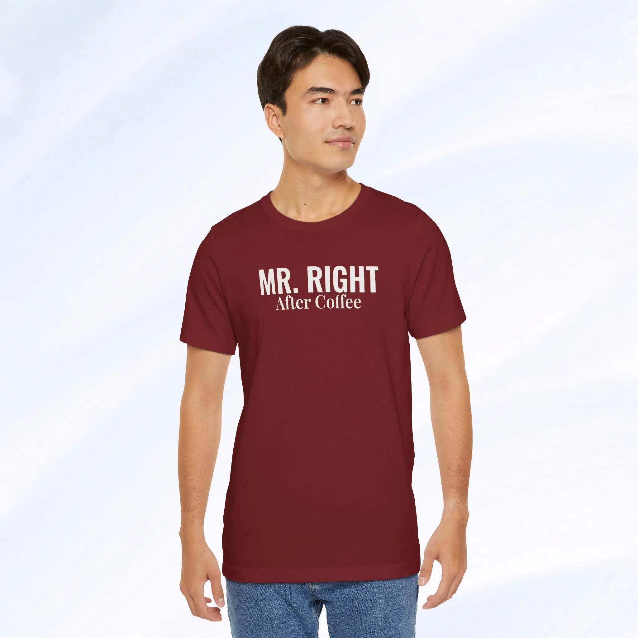 Mr. Right After Coffee Tee Printify