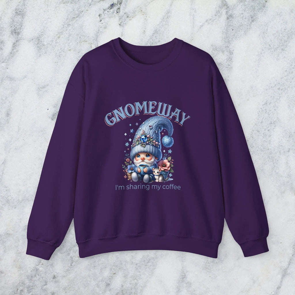 Gnomeway Sweatshirt - I'm Not Sharing My Coffee, Cozy Crewneck, Gift for Coffee Lovers, Casual Pullover, Fall and Winter Fashion Printify