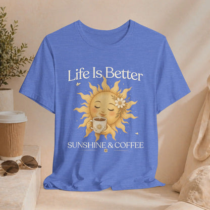 Better With Coffee & Sunshine Tee Printify