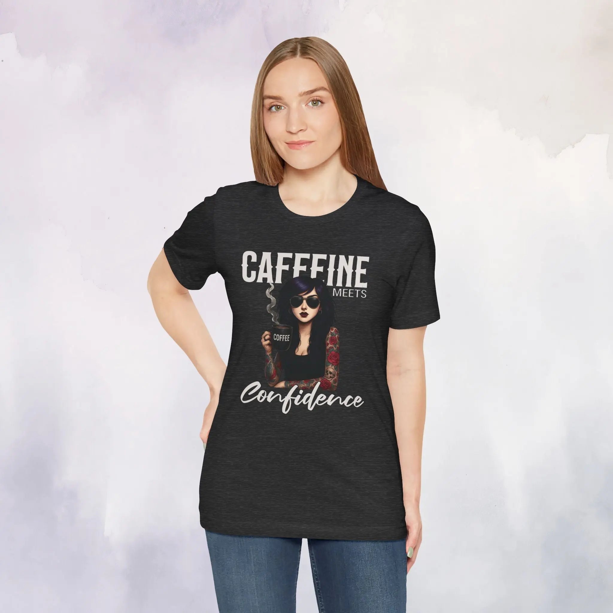 Caffeine Meets Confidence Tee Printify