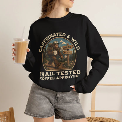 Caffeinated & Wild Sweatshirt Printify