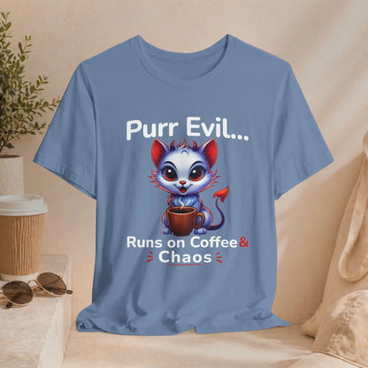 Purr Evil Cat Tee Printify