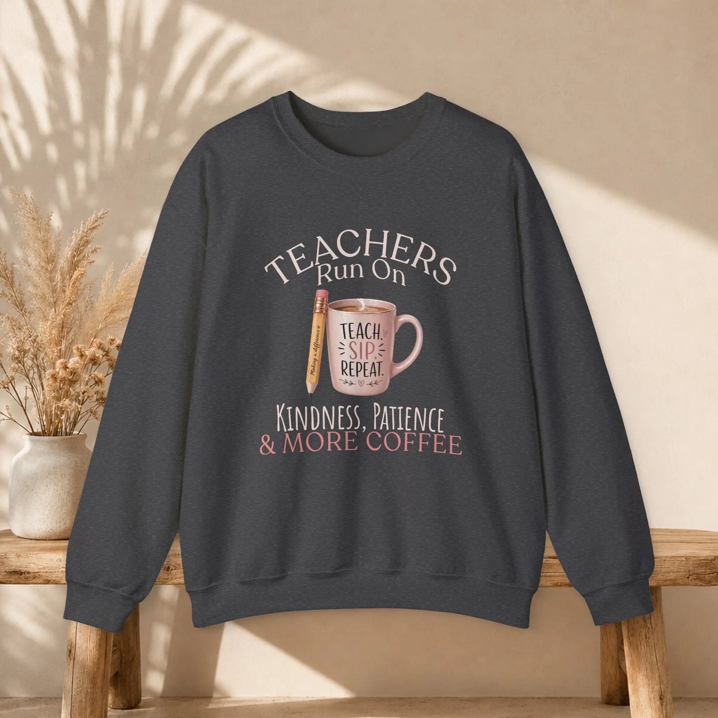 Teacher Coffee Sweatshirt Printify