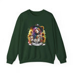 Brewed for Attitude Sunflower Sweatshirt, Cozy Unisex Crewneck, Gifts for Her, Trendy Fall Apparel, Tattoo Art Fashion Printify