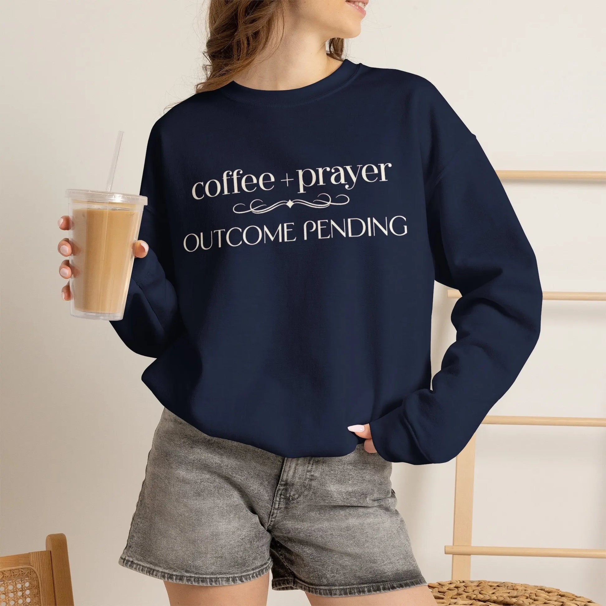 Coffee + Prayer Sweatshirt Printify