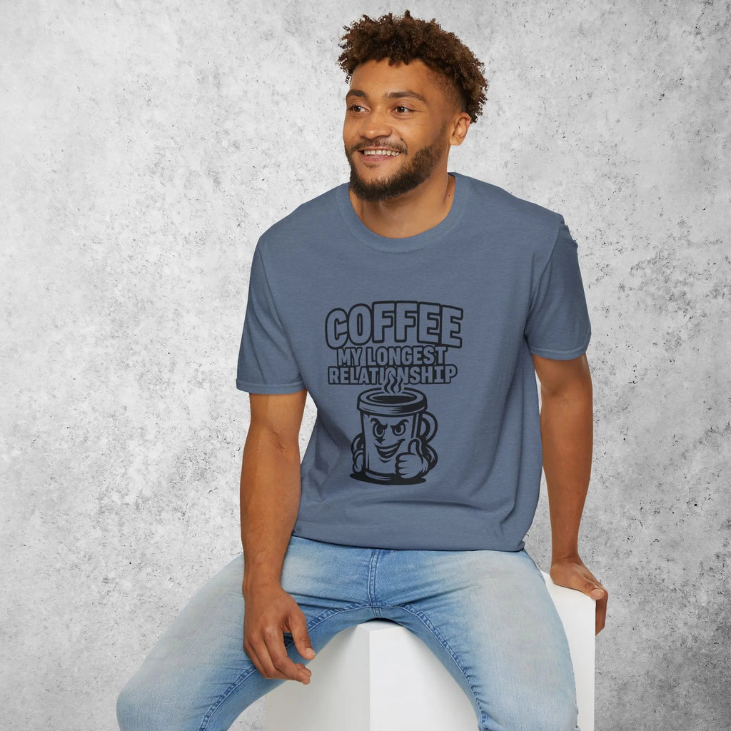Coffee: My Longest Relationship T-Shirt Printify