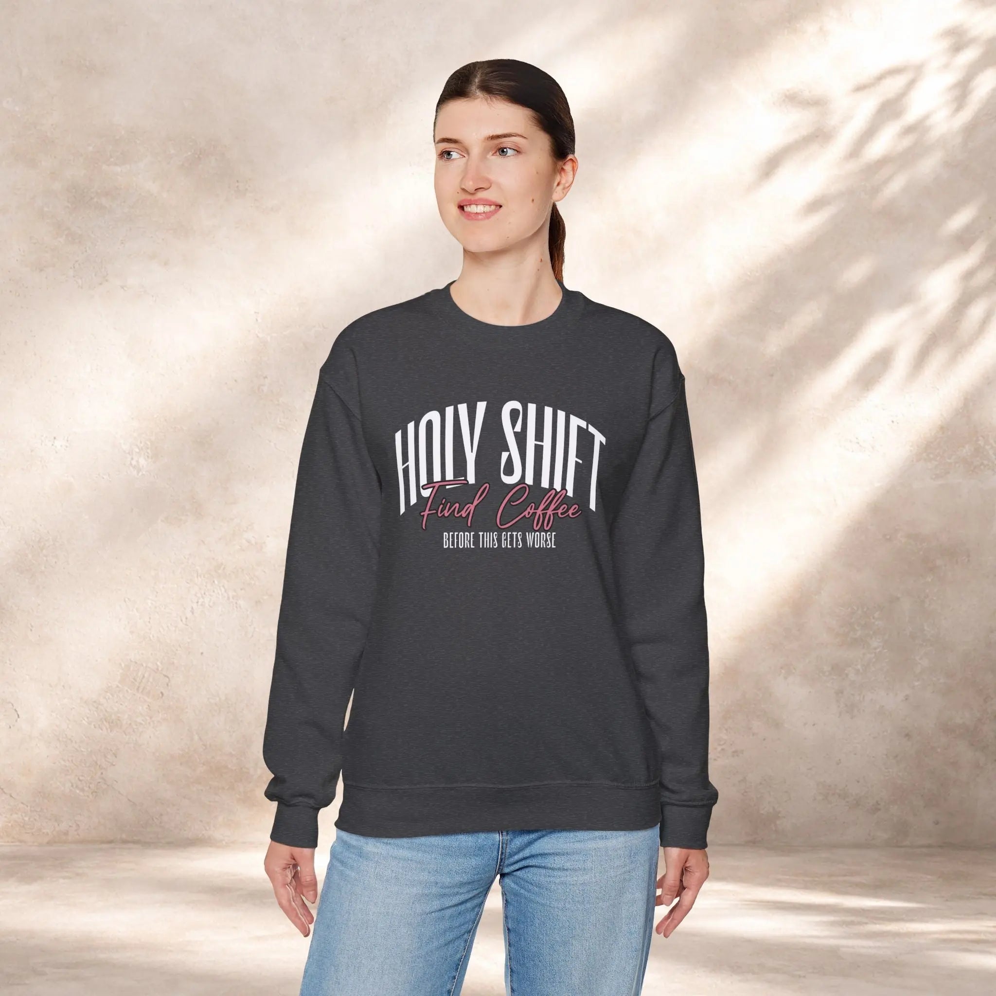 Holy Shift Sweatshirt Printify