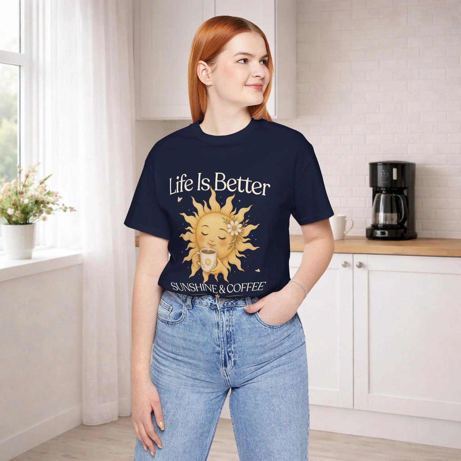 Better With Coffee & Sunshine Tee Printify