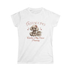 Fluffaccino Tshirt - Caution May Cause Prancing Printify