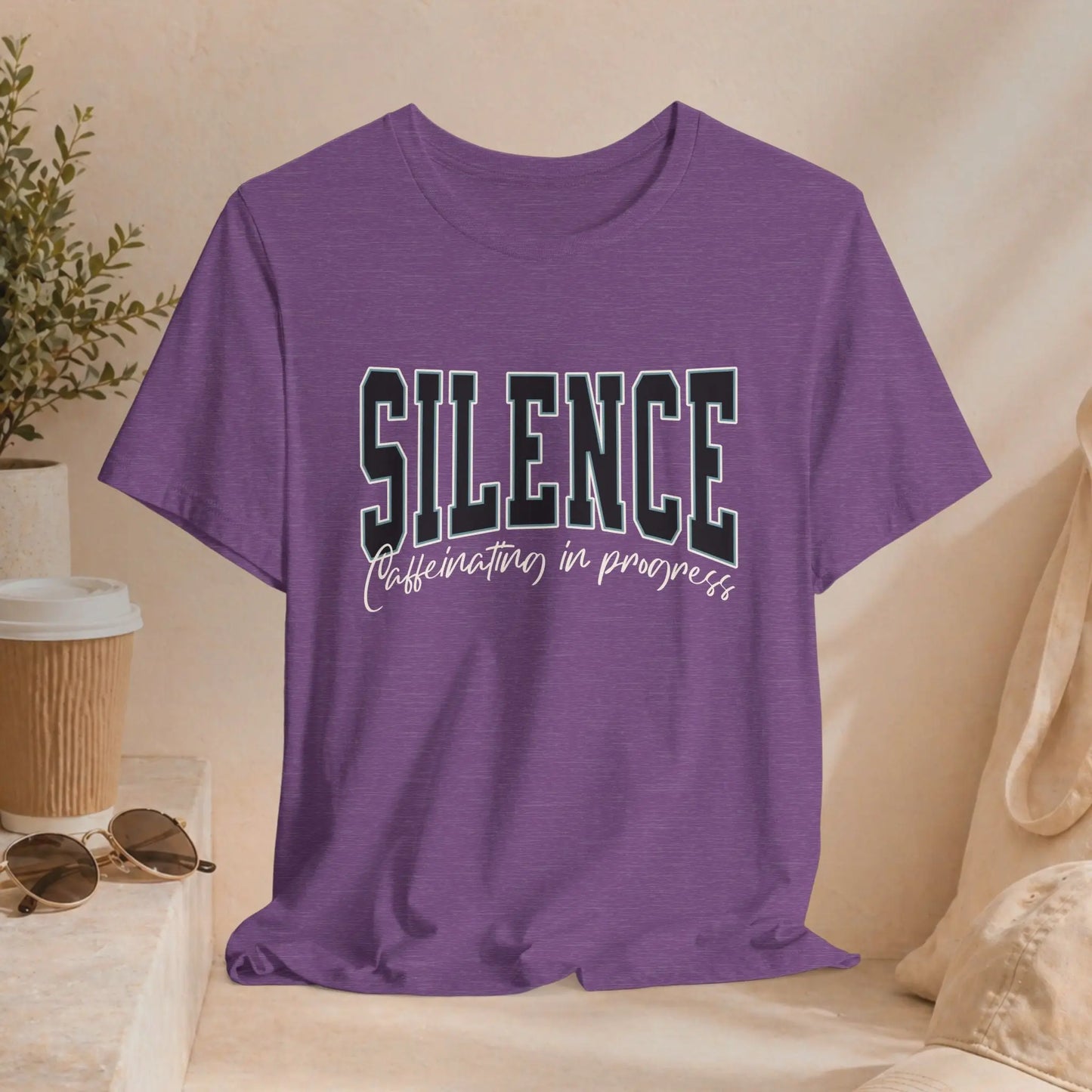 Silence Tee — "Celebration in Progress" Graphic T‑Shirt Printify