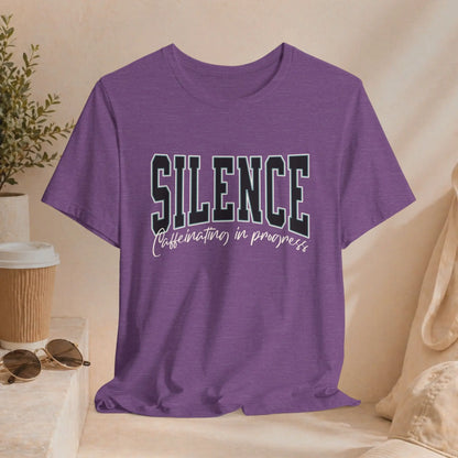 Silence Tee — "Celebration in Progress" Graphic T‑Shirt Printify