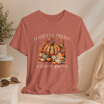 Harvest Moods & Coffee Brews Tee Printify