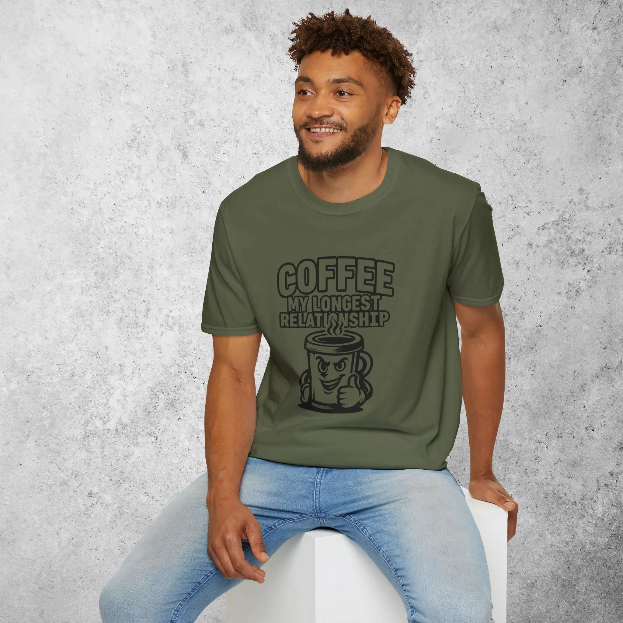 Coffee: My Longest Relationship T-Shirt Printify