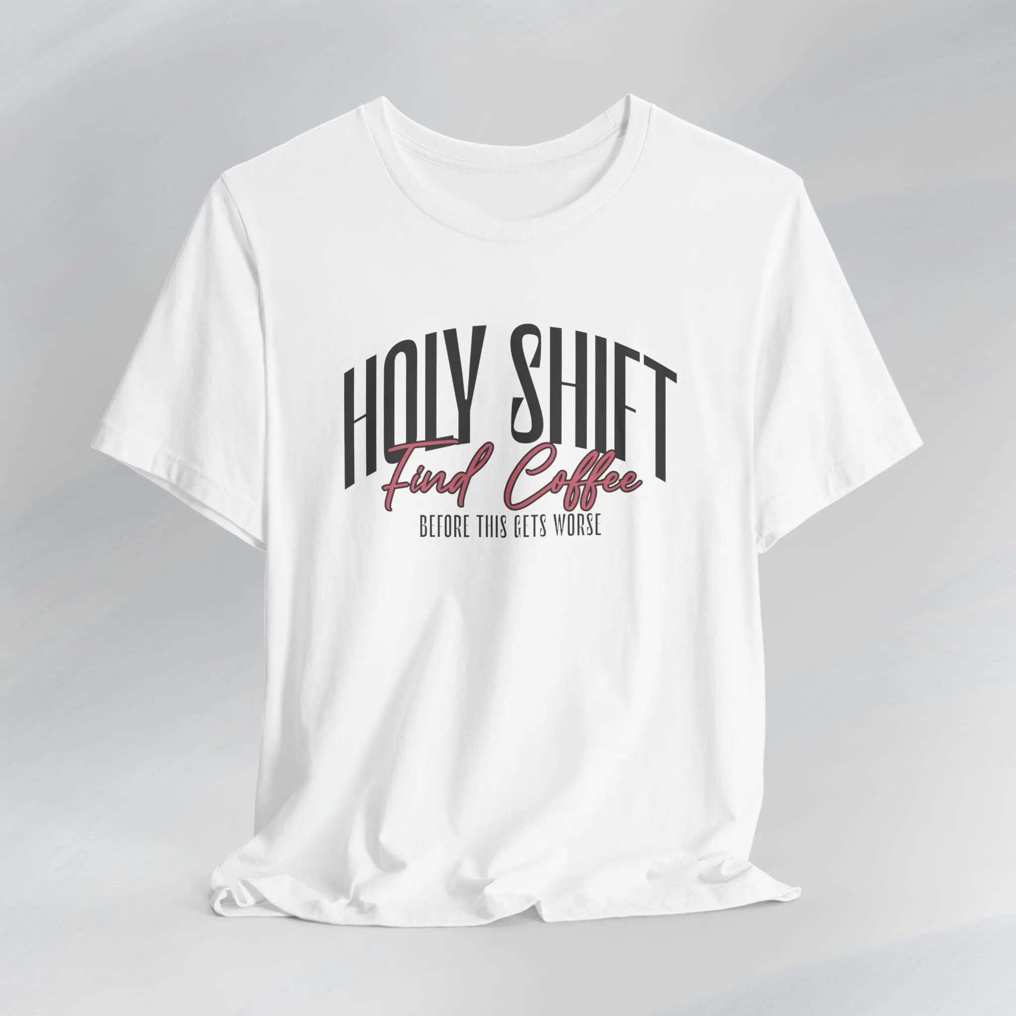 Holy Shift Coffee Tee Printify