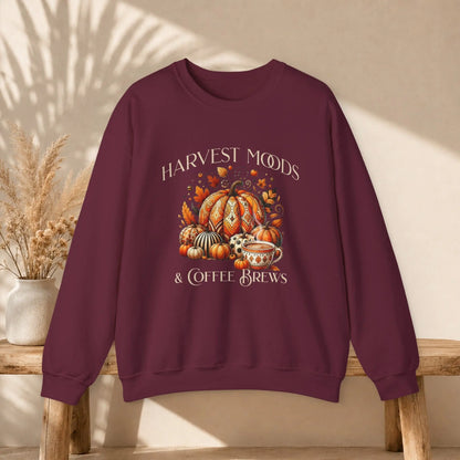 Harvest Moods & Coffee Brews Sweatshirt Printify