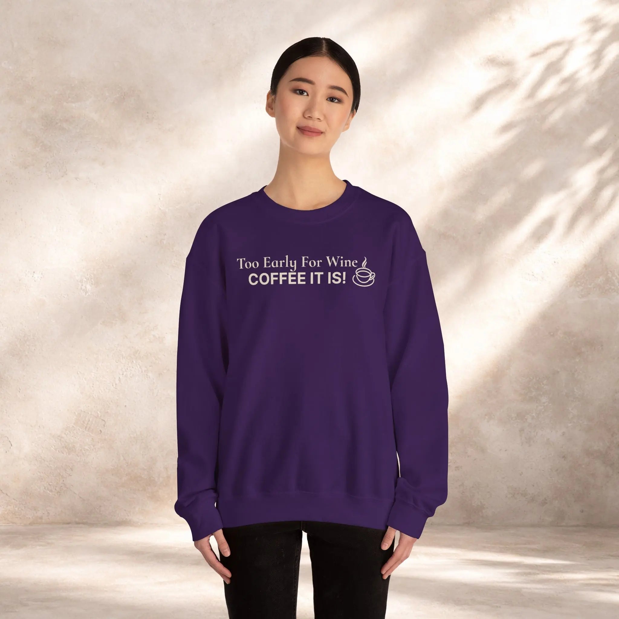 Coffee It Is Sweatshirt Printify