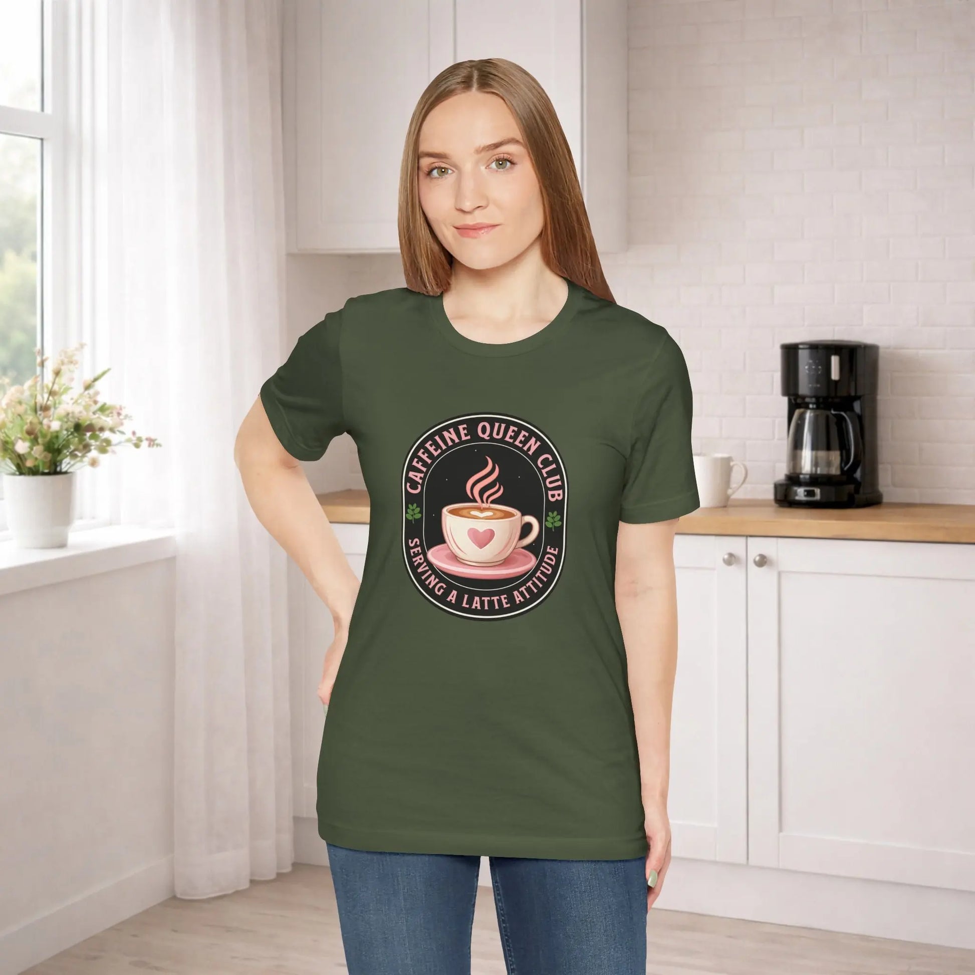 Caffeine Queen Club T-Shirt - Boldly Bitter Company