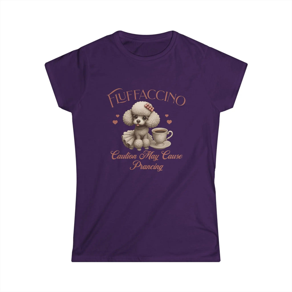 Fluffaccino Tshirt - Caution May Cause Prancing Printify