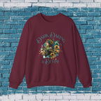 Divine Sweatshirt - Woman Sunflower Coffee Design, Cozy Casual Wear, Thoughtful Gift, Autumn Style, Floral Design - Boldly Bitter Company