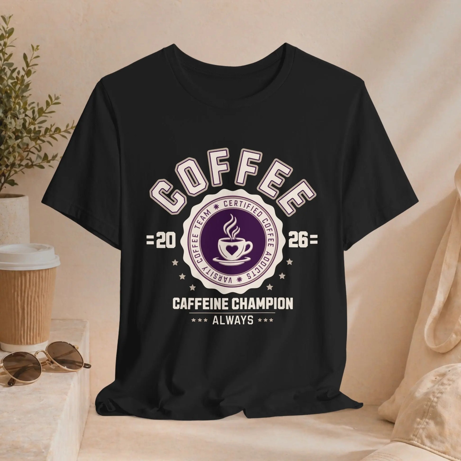 Varsity Coffee Champion Tee Printify