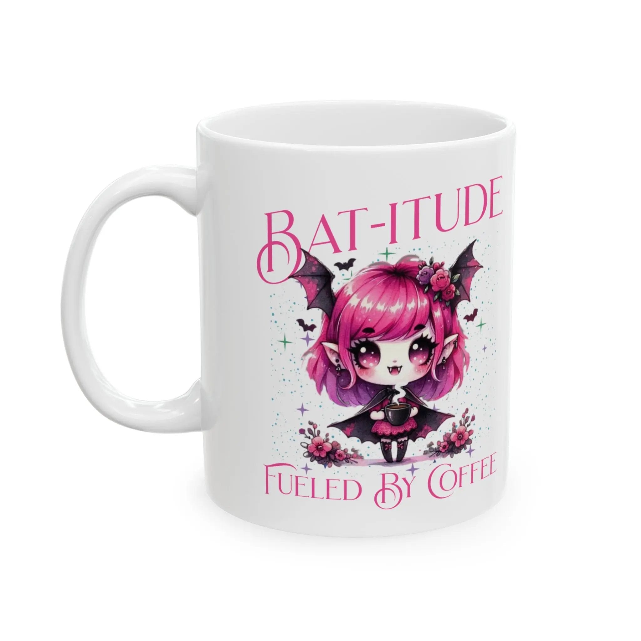 Batitude Coffee Mug - Unique Gift for Halloween - Boldly Bitter Company