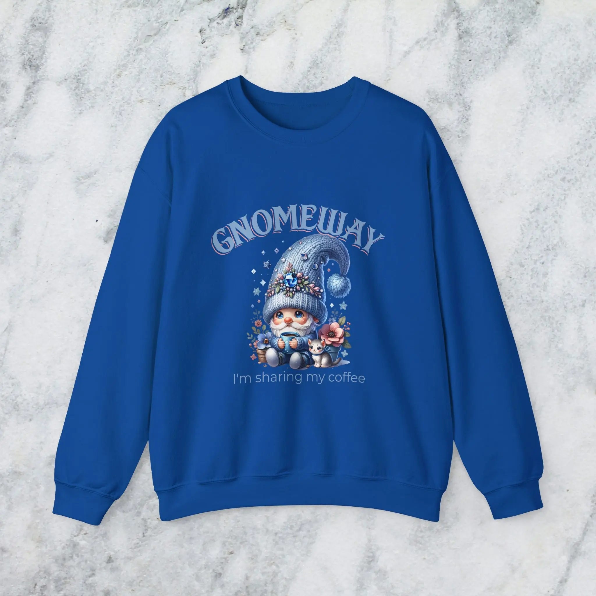 Gnomeway Sweatshirt - I'm Not Sharing My Coffee, Cozy Crewneck, Gift for Coffee Lovers, Casual Pullover, Fall and Winter Fashion Printify