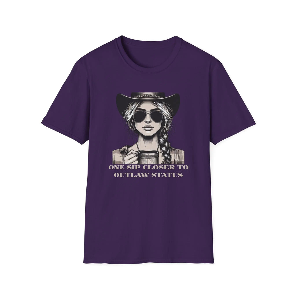 Cowgirl Outlaw T-Shirt Printify