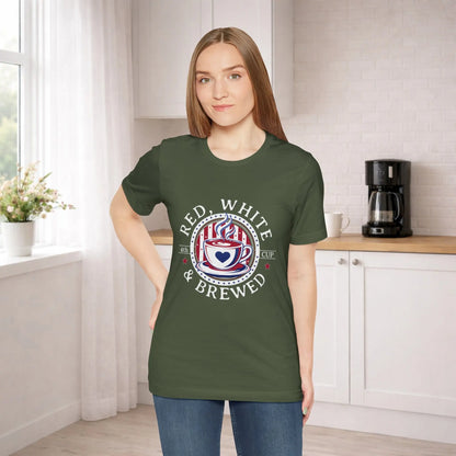 Red, White & Brewed Tee - Boldly Bitter Company