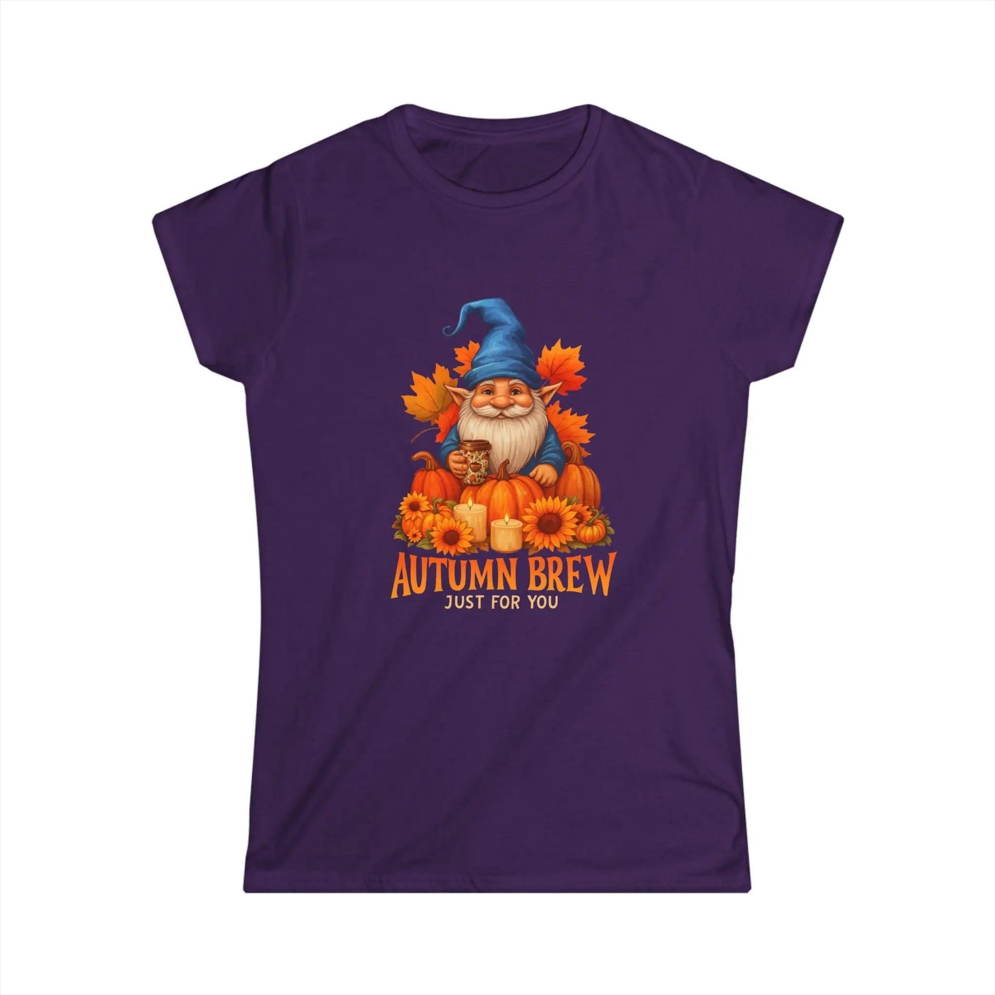 Autumn Gnome T-Shirt - Autumn Brew Just For You Printify
