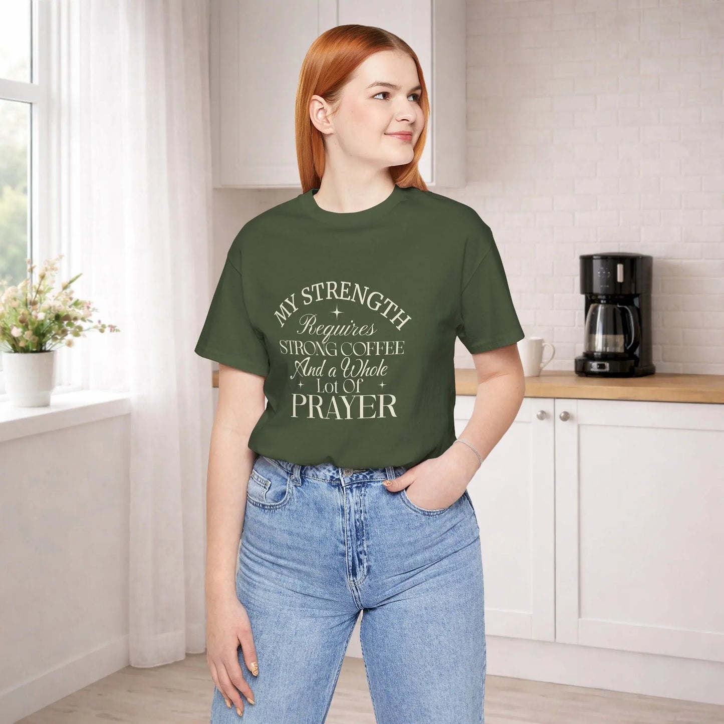 My Strength Requires Tee - Boldly Bitter Company