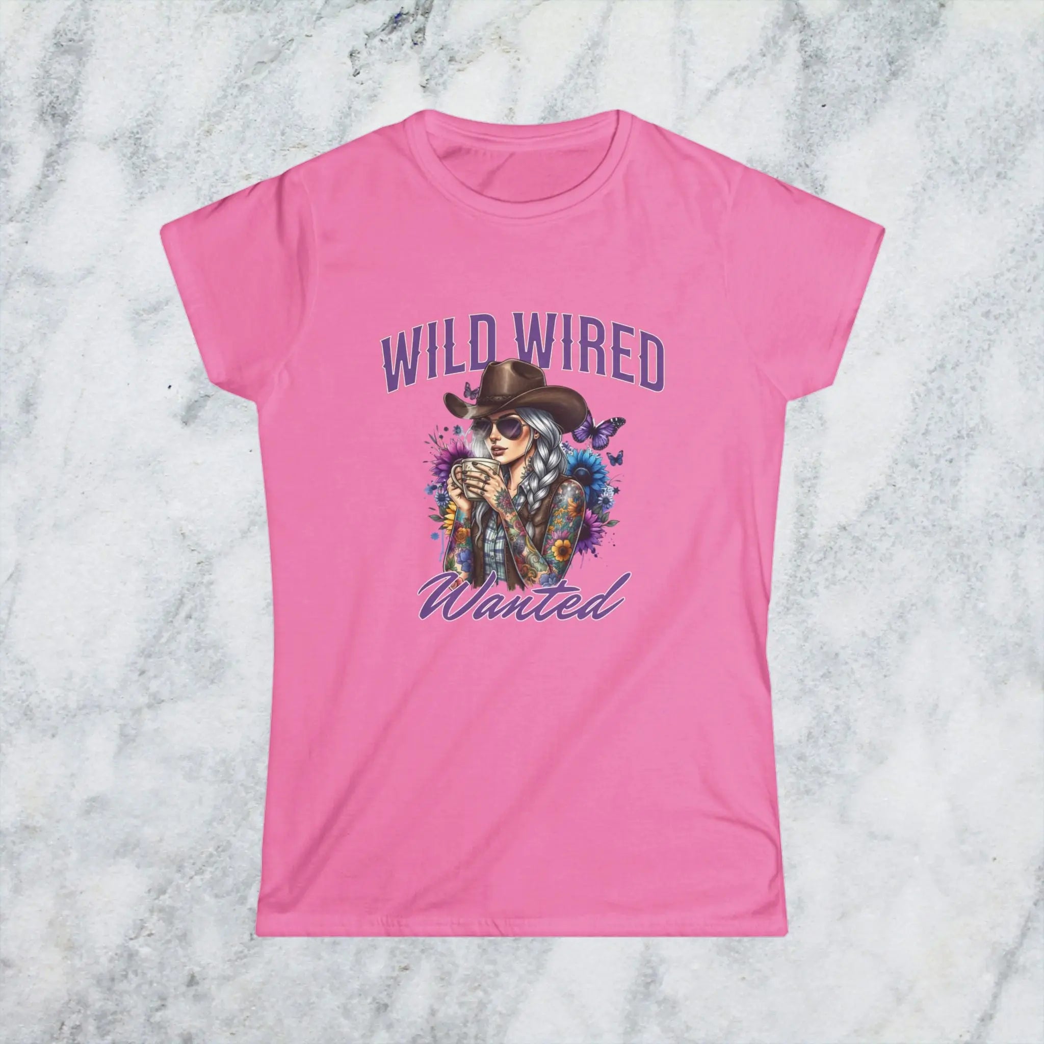 Wild Wired Cowgirl Tee — Boho Cowgirl Graphic Shirt Printify