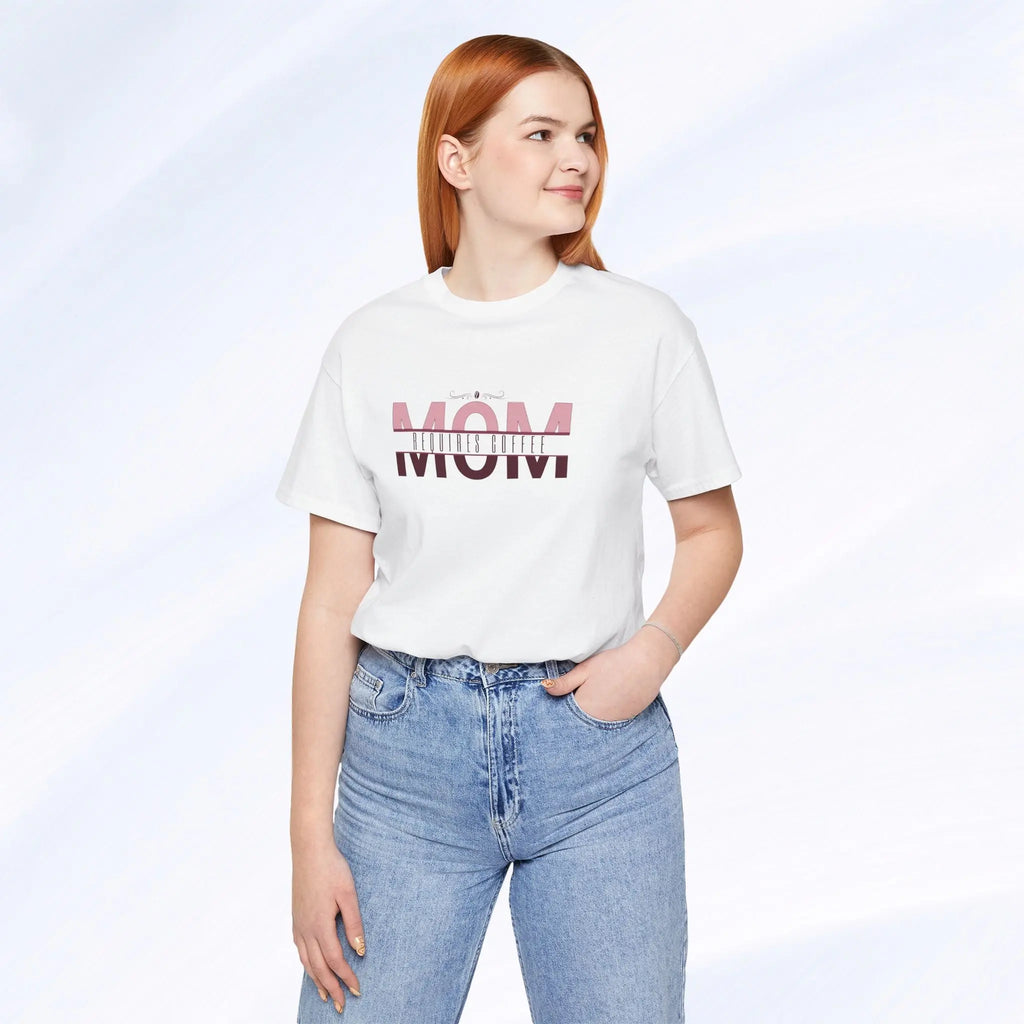 Mom Requires Coffee Tee Printify
