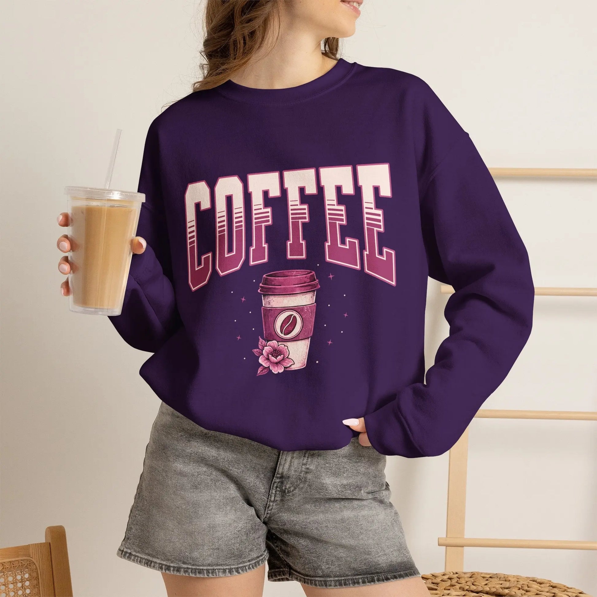 Coffee Graphic Sweatshirt Printify