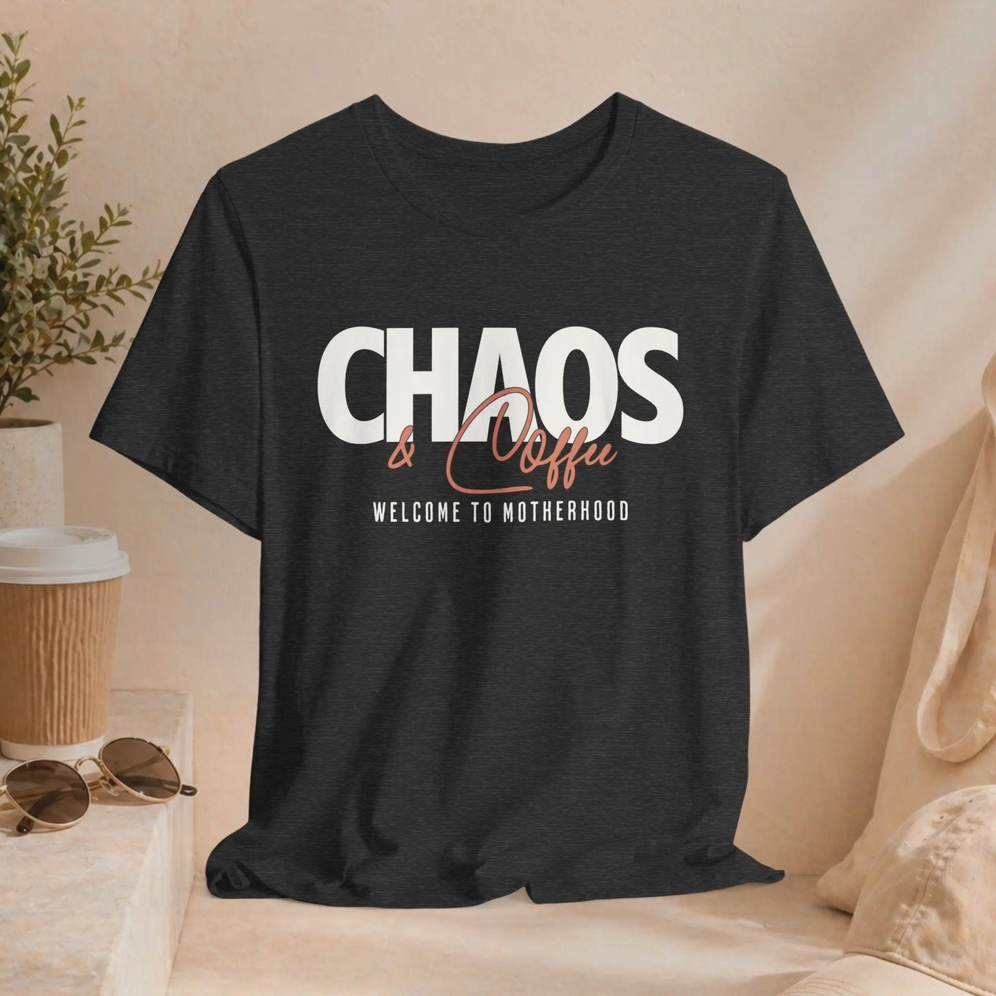 Chaos & Coffee Tee Printify