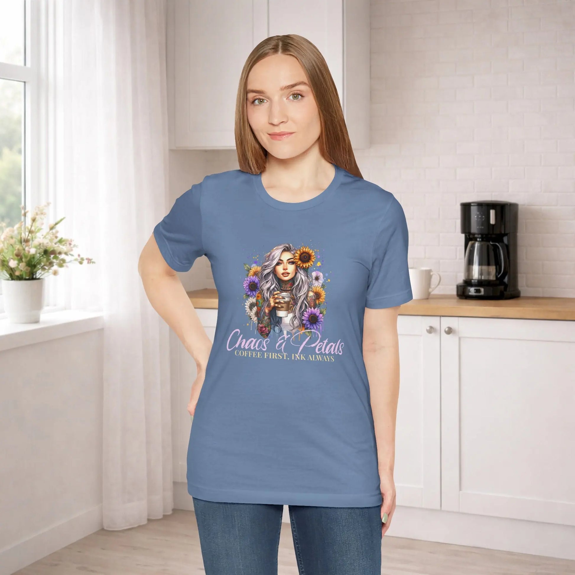 Chaos & Petals T-Shirt Printify