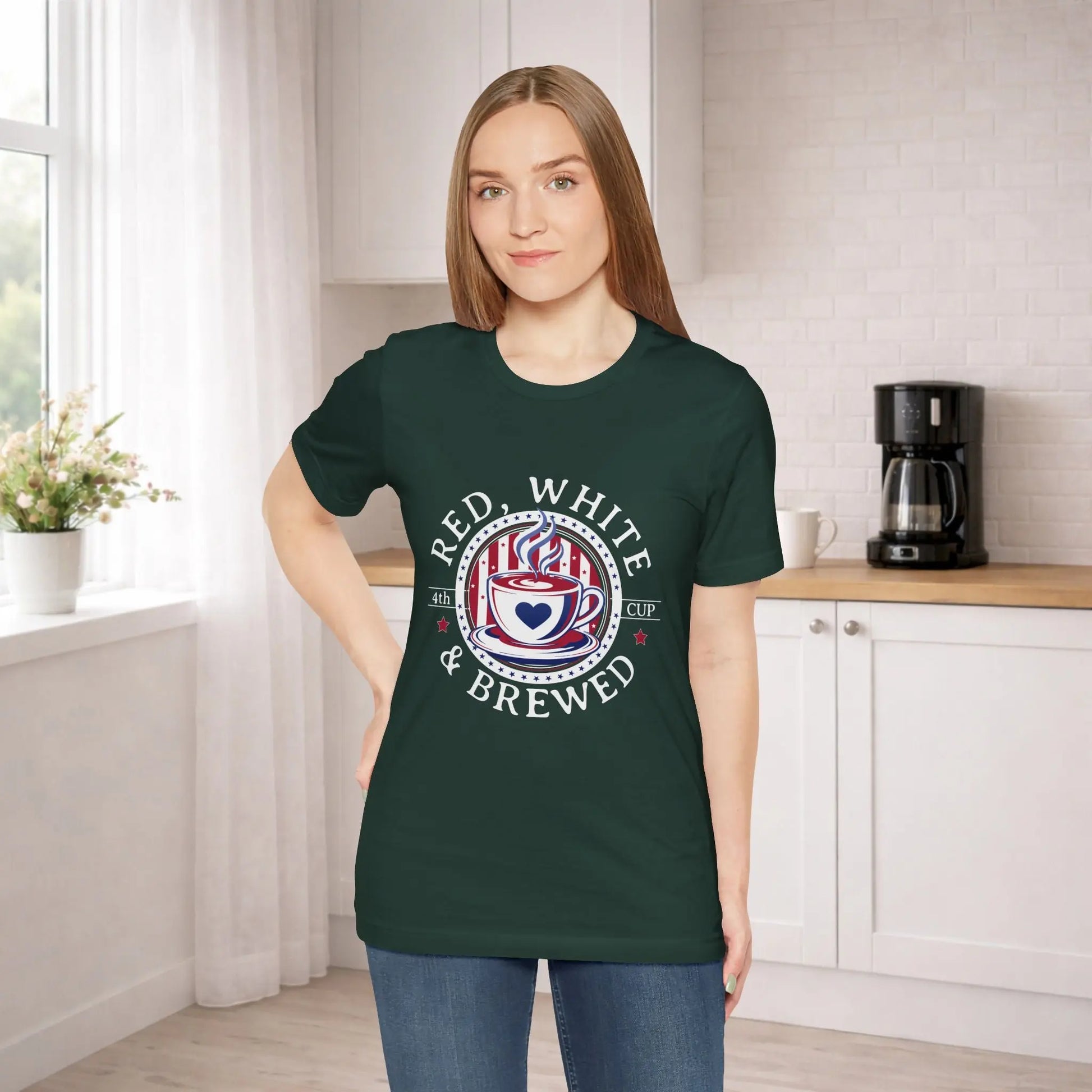 Red, White & Brewed Tee - Boldly Bitter Company