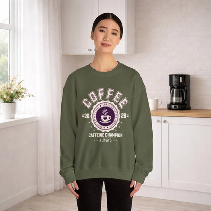 Varsity Coffee Sweatshirt Printify
