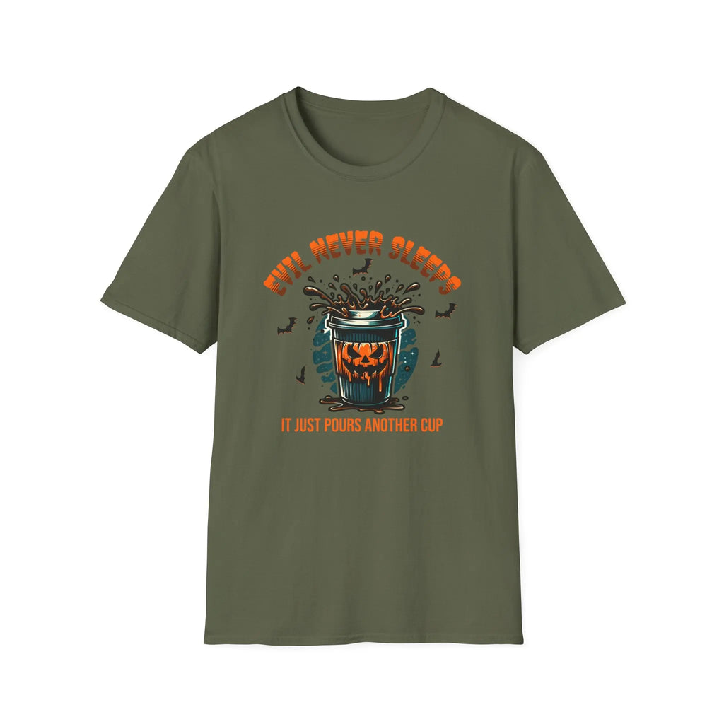 Evil Never Sleeps T-shirt Printify
